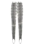 Roberto Cavalli zebra-print leggings - White