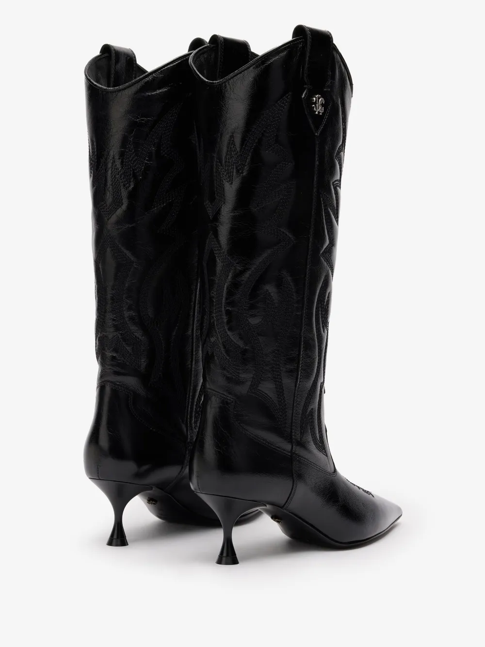 Roberto Cavalli Boots With Quilted Motif In Black