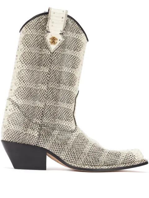 Roberto Cavalli botas estampadas