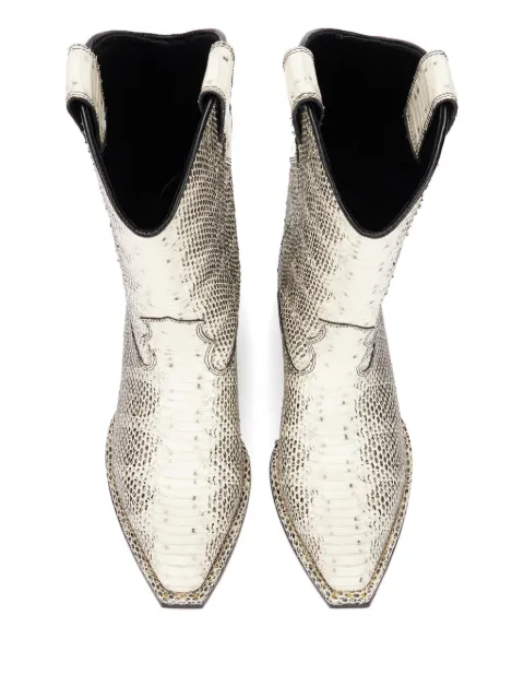 Roberto Cavalli printed leather boots UKS021PZ587 - 3