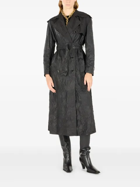 Roberto Cavalli crinkled trench coat UKP505PN082 - 2