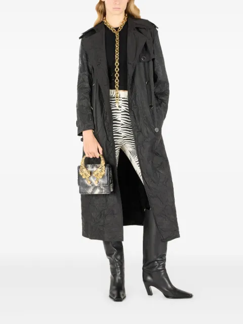 Roberto Cavalli crinkled trench coat UKP505PN082 - 1