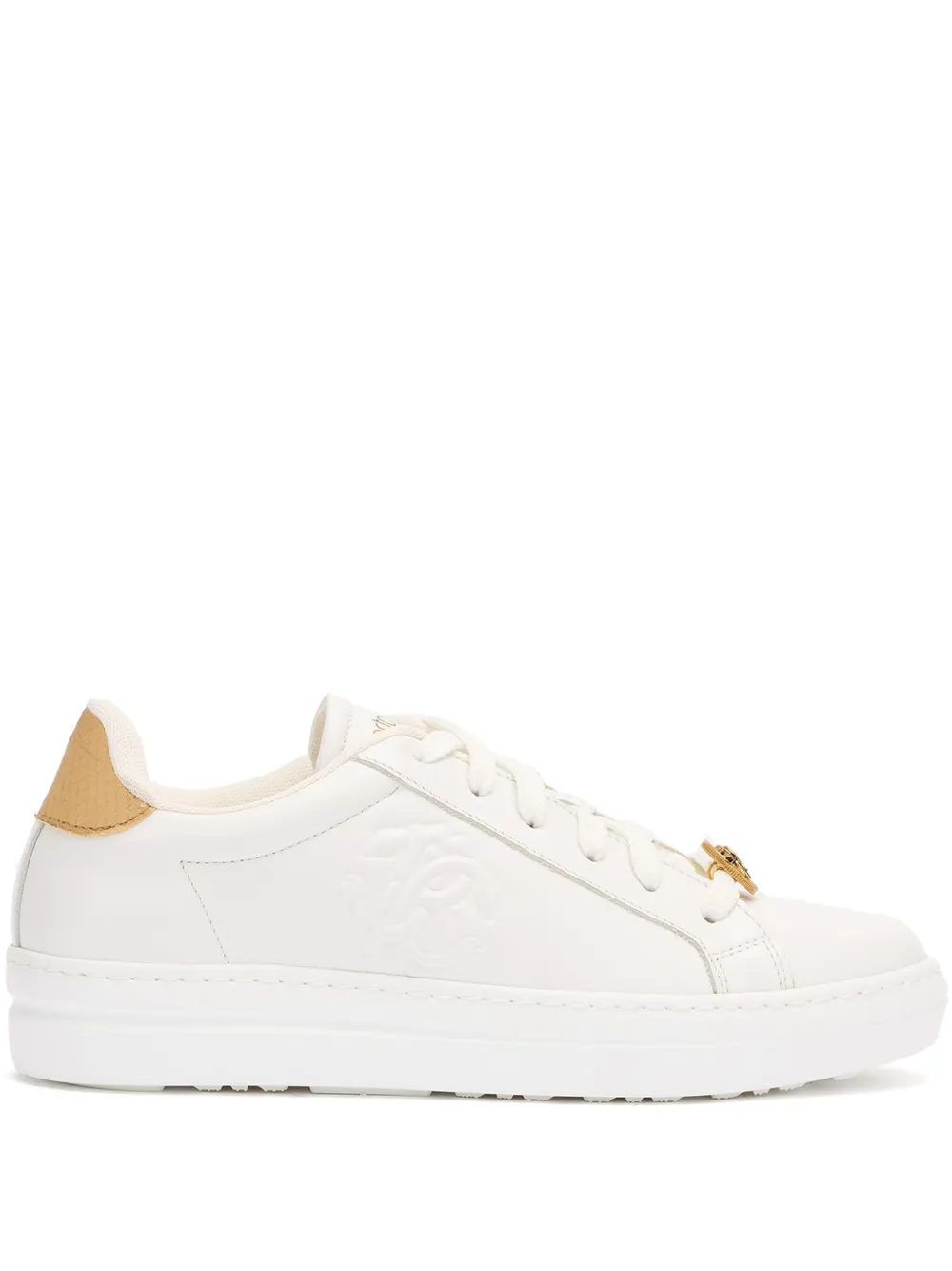 Roberto Cavalli Leren sneakers Wit