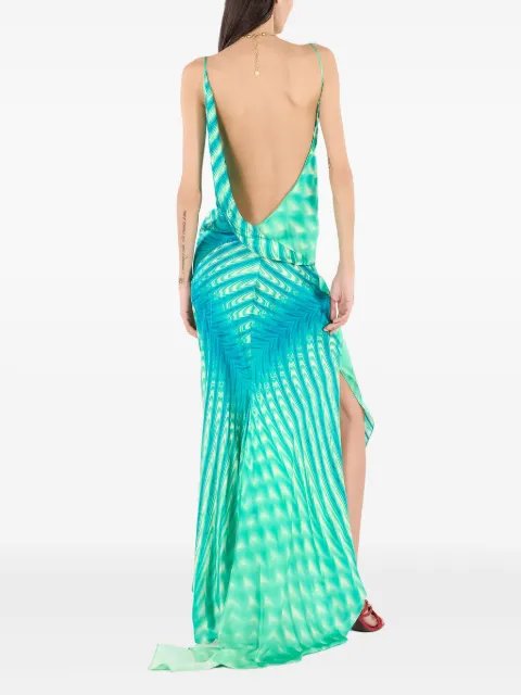 Roberto Cavalli necklace-detail maxi dress UKT128RYN47 - 3