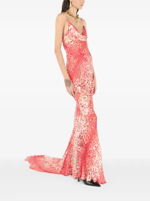 Roberto Cavalli animal print maxi dress UKT127HEN58 - 2