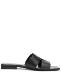 Roberto Cavalli logo-debossed slides - Black