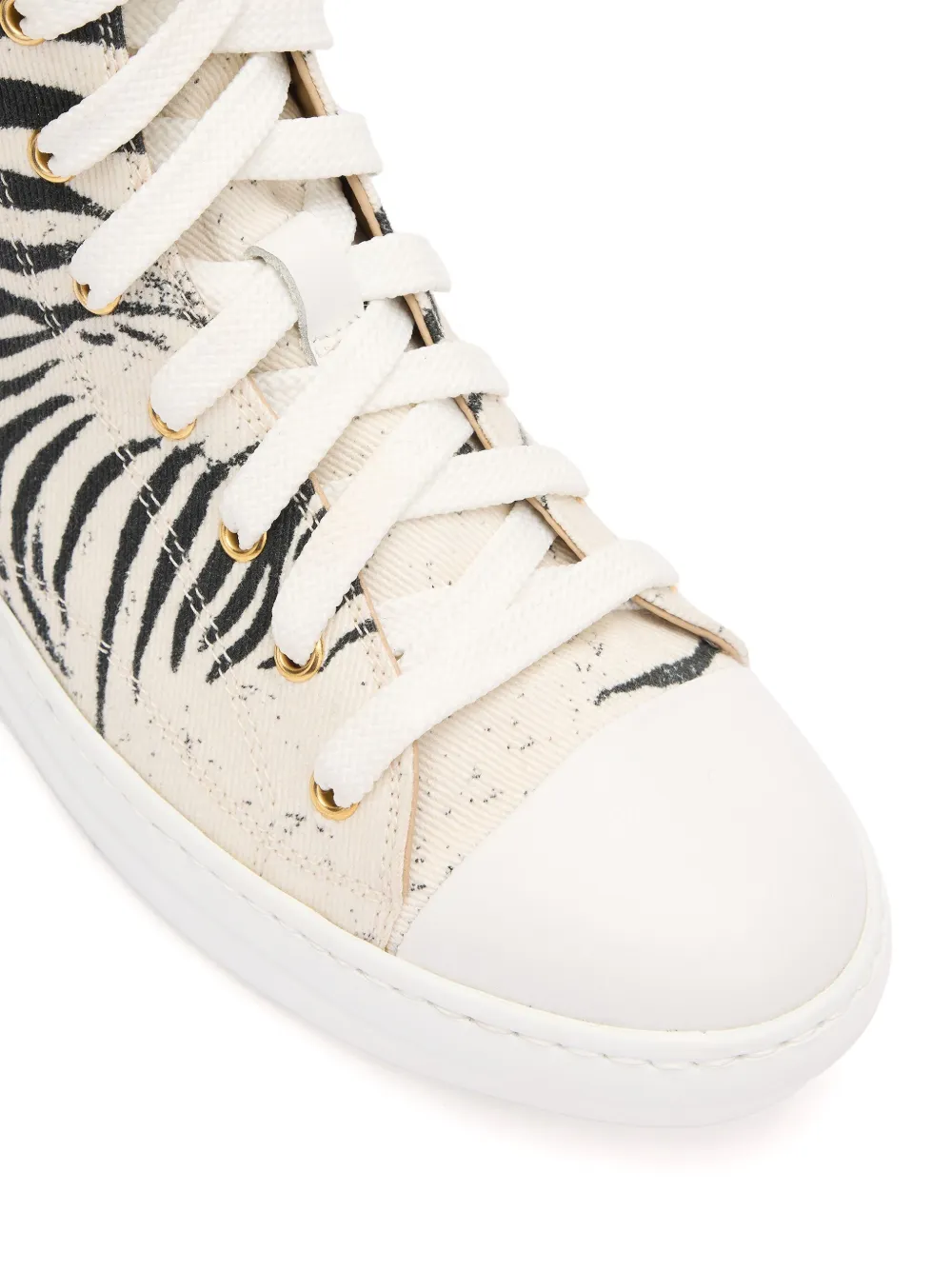 Roberto Cavalli zebra-print sneakers Black
