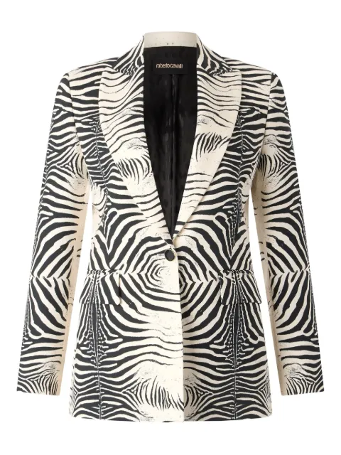 Roberto Cavalli tiger-print blazer