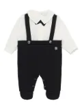 Roberto Cavalli Junior bow-tie romper suit - Black