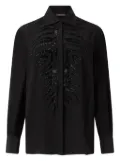 Roberto Cavalli sequin-embellished shirt - Black