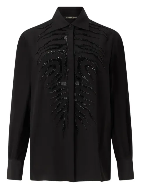 Roberto Cavalli sequin-embellished shirt
