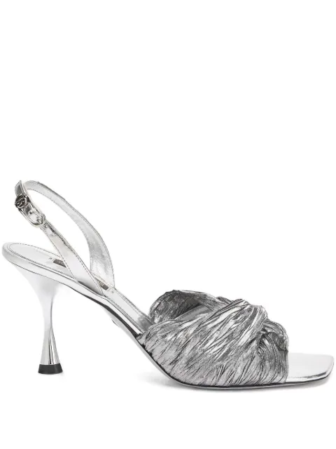 Roberto Cavalli twisted-front slingback sandals