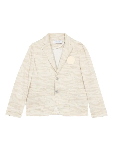 Roberto Cavalli Junior monogram blazer