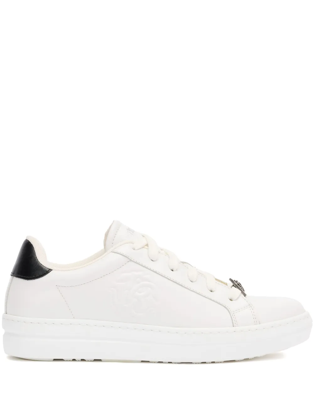 Roberto Cavalli Sneakers met logoplakkaat Wit