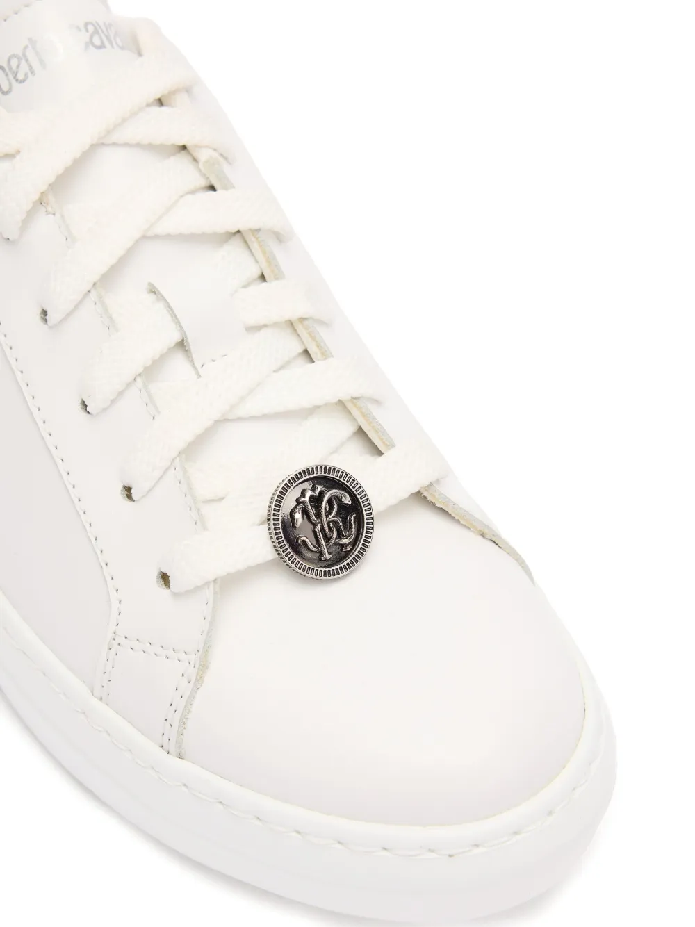 Roberto Cavalli logo-plaque sneakers White