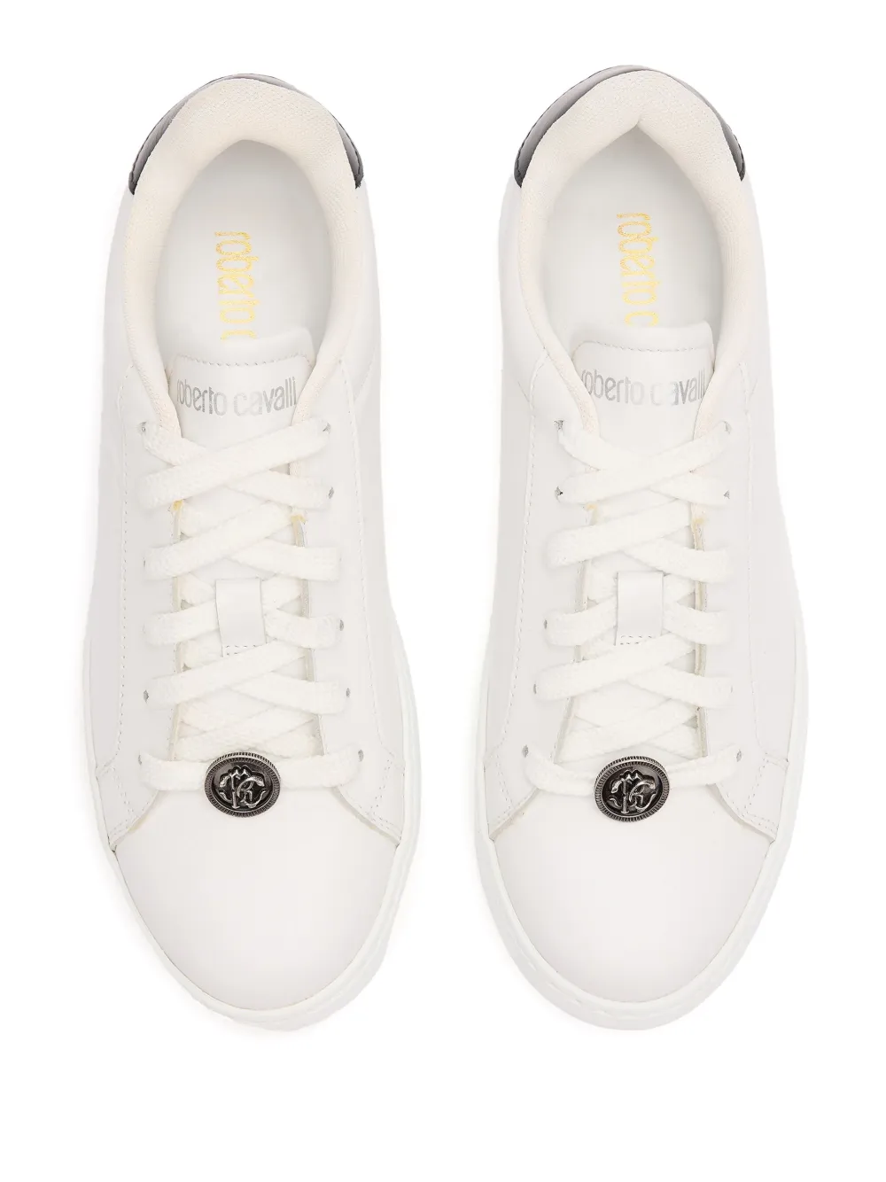 Roberto Cavalli logo-plaque sneakers White
