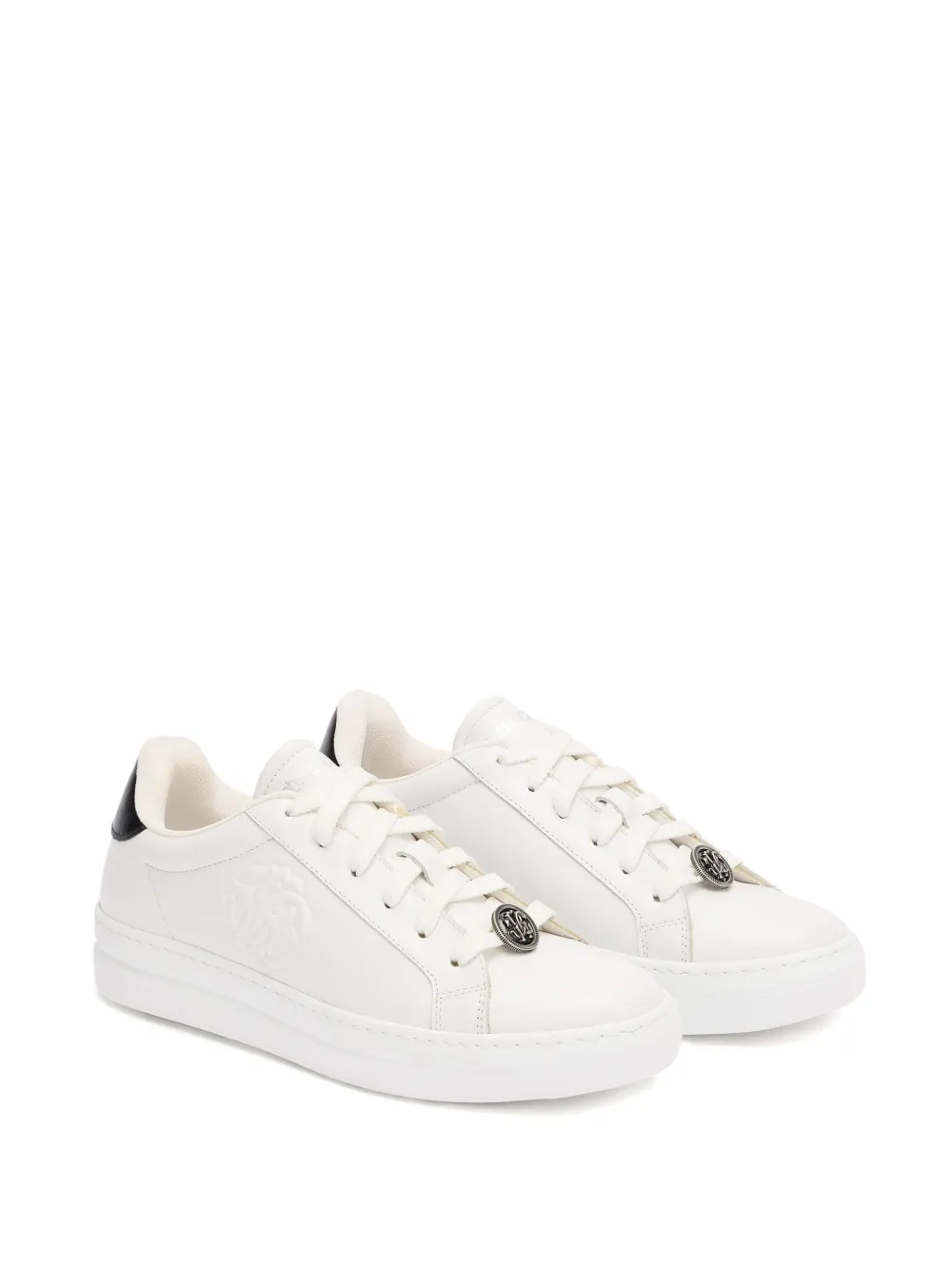 Roberto Cavalli logo-plaque sneakers White