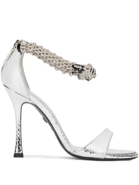 Roberto Cavalli Jewel Tigers sandals