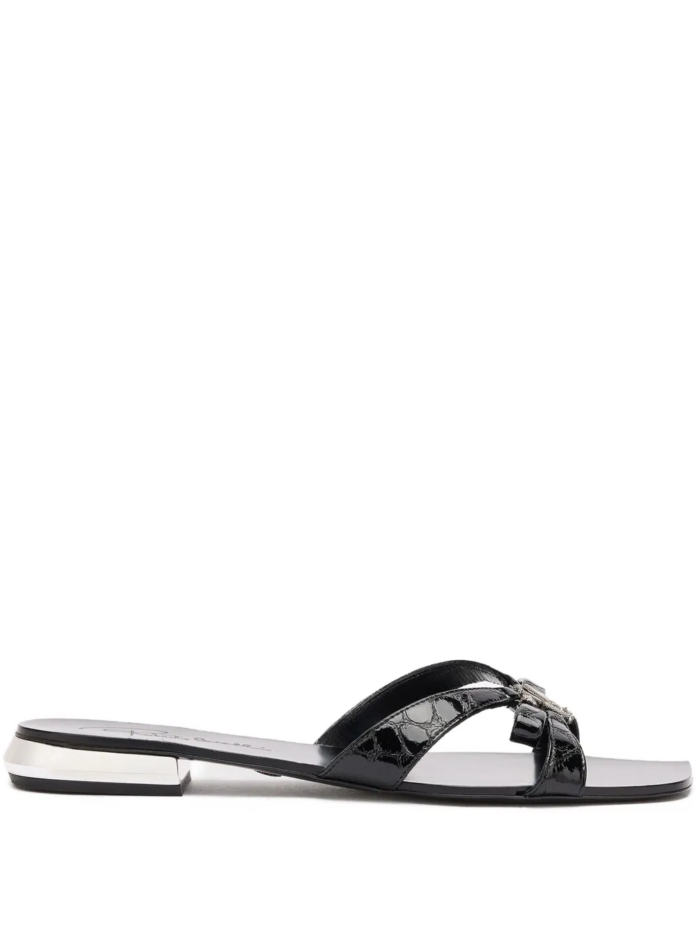 Roberto Cavalli Verfraaide sandalen Zwart