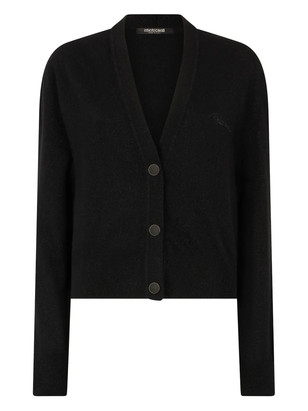 Roberto Cavalli Button-up vest Zwart