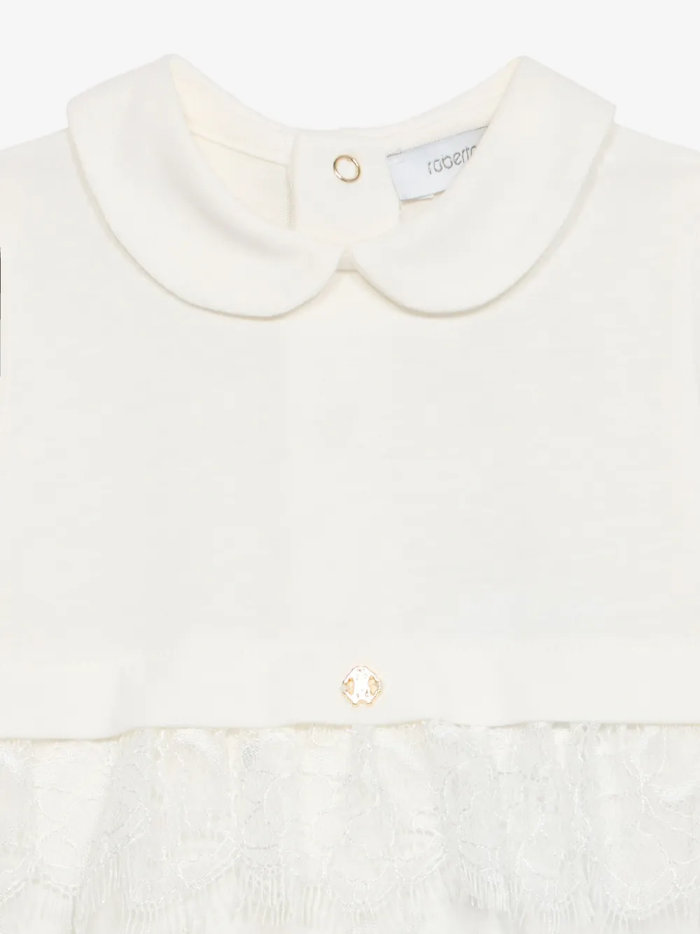 Roberto Cavalli Junior Katoenen babypakje Wit