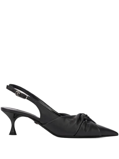 Roberto Cavalli knotted slingback pumps