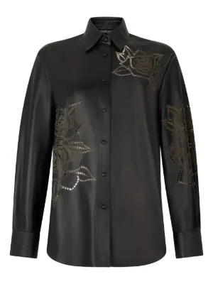 売れ筋商品|||ロベルトカヴァリ シャツ レディース トップス SHIRT - Button-down blouse - nero/bianco THE ROW ザ ロウ オーバーサイズ シャツ LUKA SHIRT ホワイト