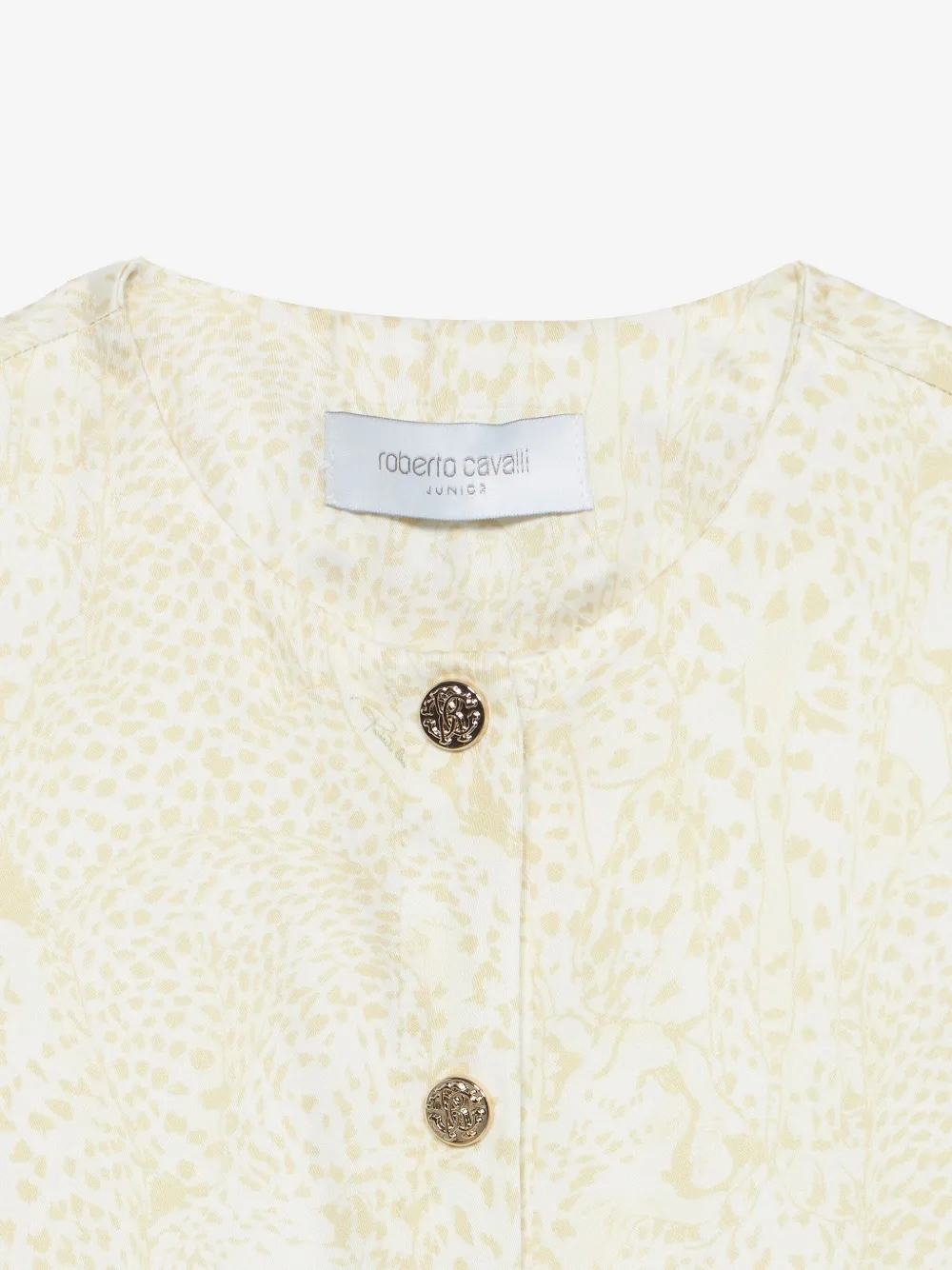 Roberto Cavalli Junior Bomberjack met monogram Beige