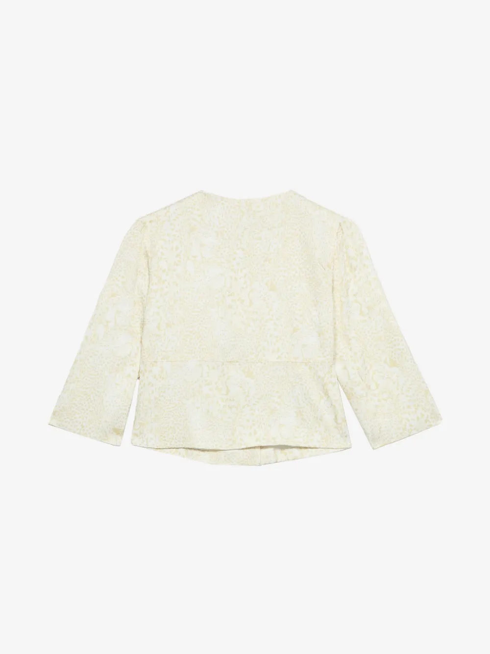 Roberto Cavalli Junior Bomberjack met monogram Beige