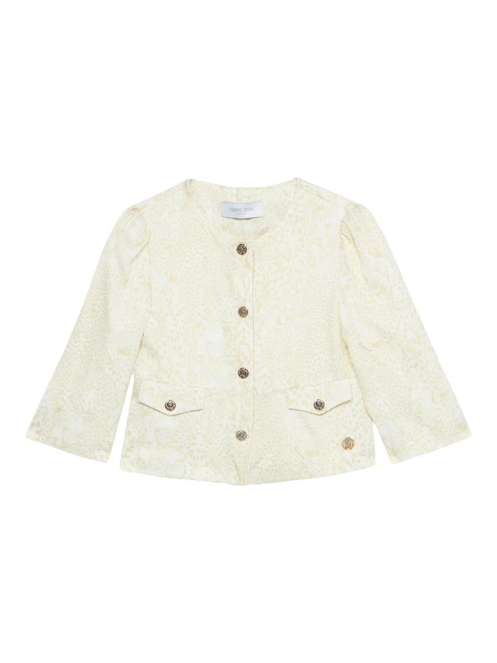 Roberto Cavalli Junior Jaqueta bomber com monograma | Neutro | Image 1