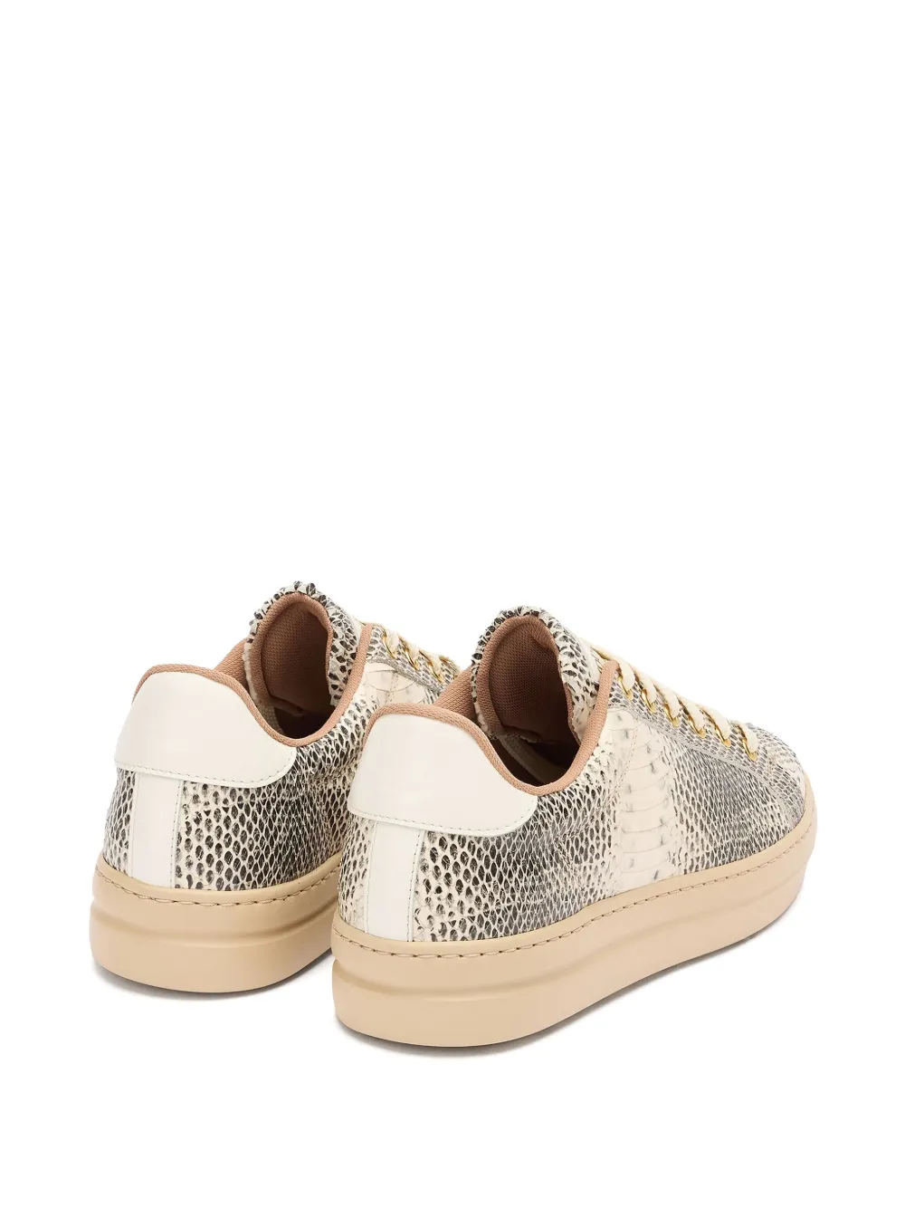 Roberto Cavalli leather sneakers Black