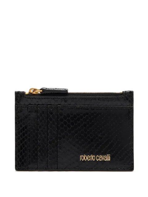 Roberto Cavalli leather card holder