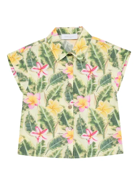 Roberto Cavalli Junior Camisa com estampa floral