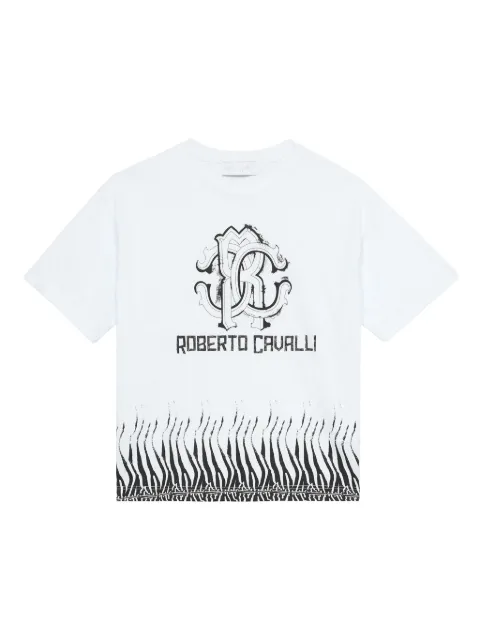 Roberto Cavalli Junior logo-print T-Shirt