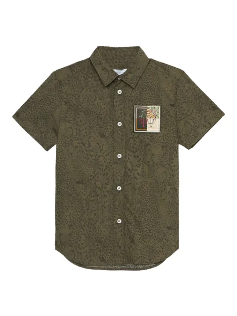 Roberto Cavalli Junior Camisa de algodão