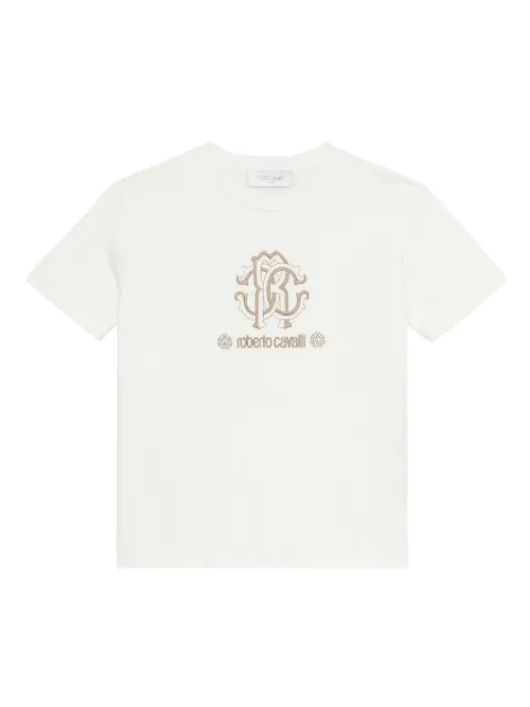 Roberto Cavalli Junior logo-print T-Shirt