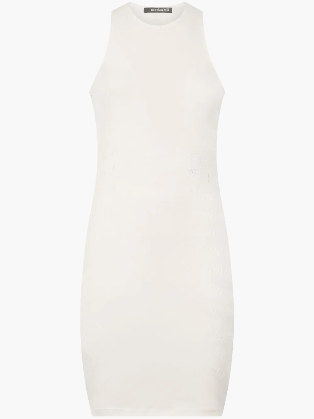 ROBERTO CAVALLI RIPPED-EFFECT MINI DRESS