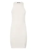 Roberto Cavalli ripped-effect mini dress - White