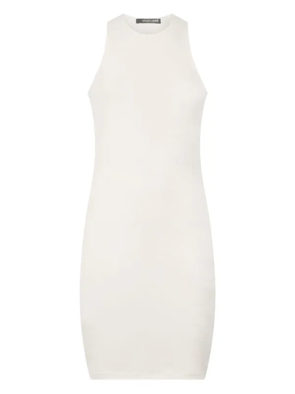 ripped mini dress Lace Up Ripped Sheer Mesh Cut Out Two Slinky Dress Set In WHITE