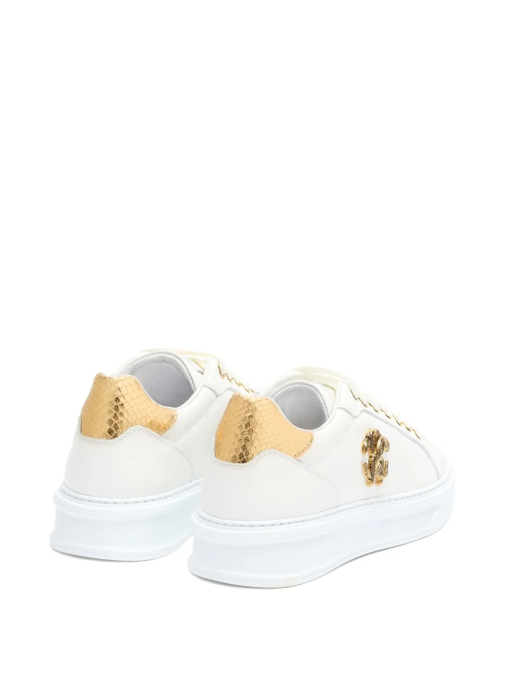 Roberto Cavalli logo-plaque sneakers White