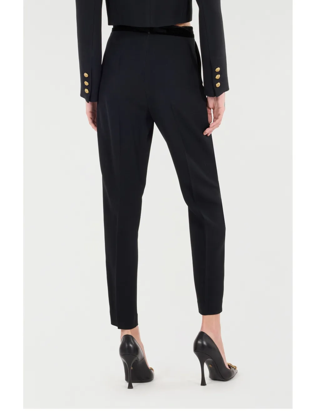 Roberto Cavalli Straight broek Zwart