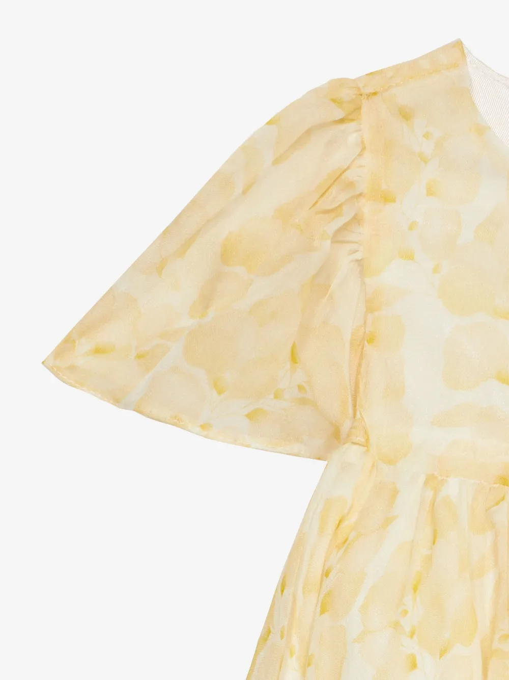 Roberto Cavalli Junior Jurk met abstract patroon Geel