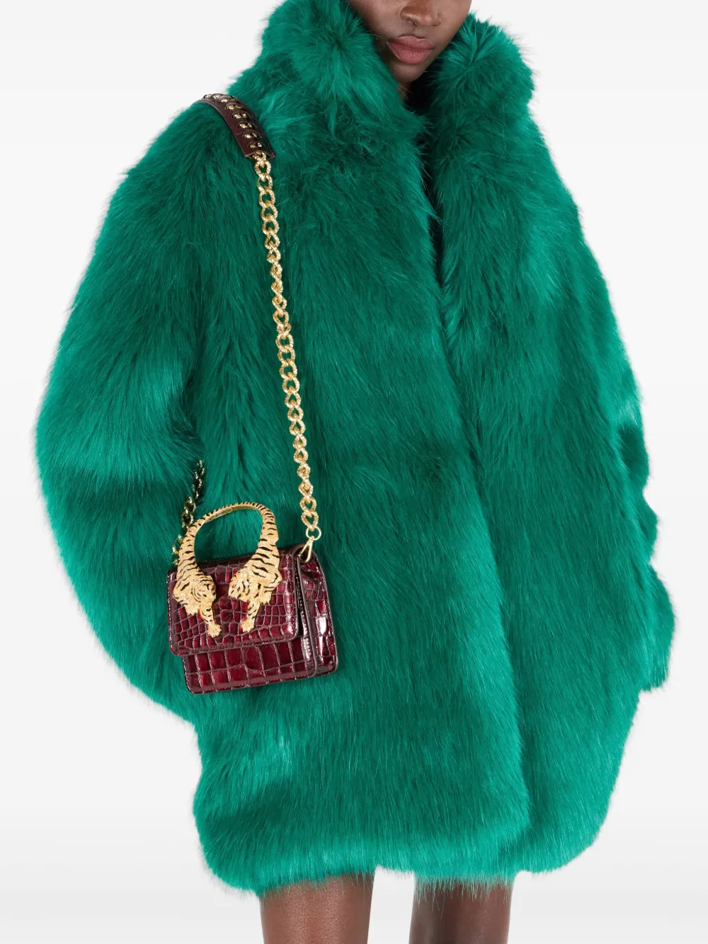 Roberto Cavalli Roar Crocodile-print mini bag | Image 2