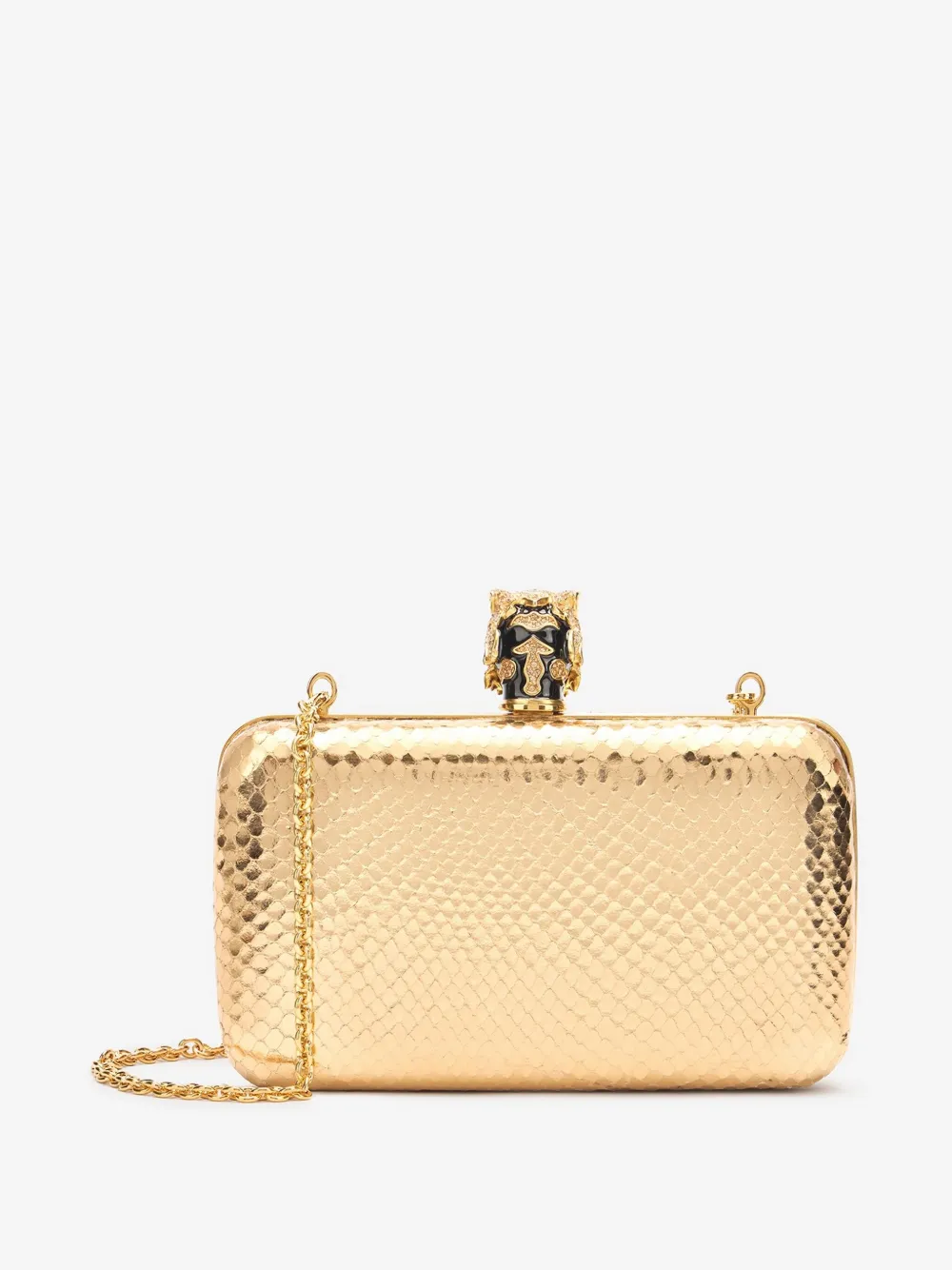 Roberto Cavalli Roar clutch Goud