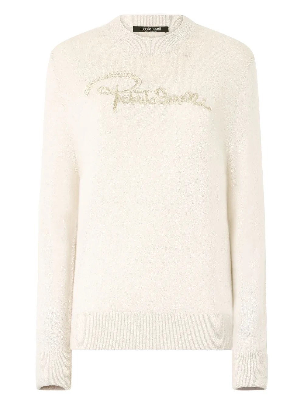 logo-embroidered sweater