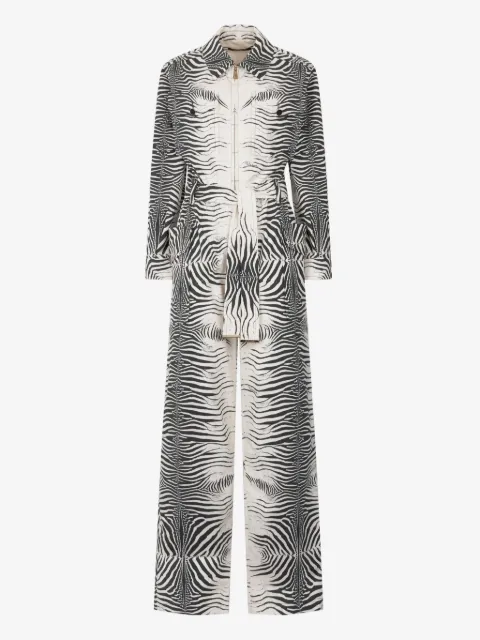 Roberto Cavalli zebramönstrad jumpsuit