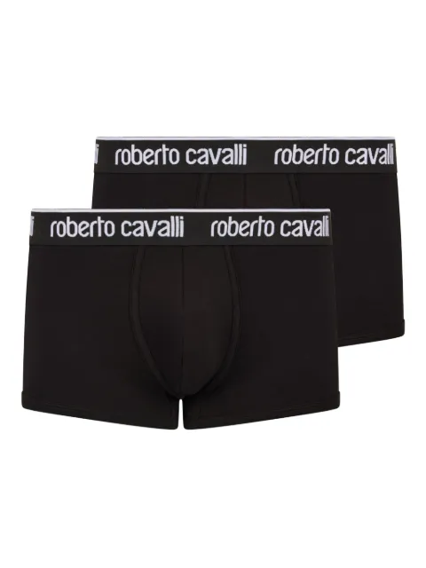 Roberto Cavalli pack-of-two logo-waistband boxers