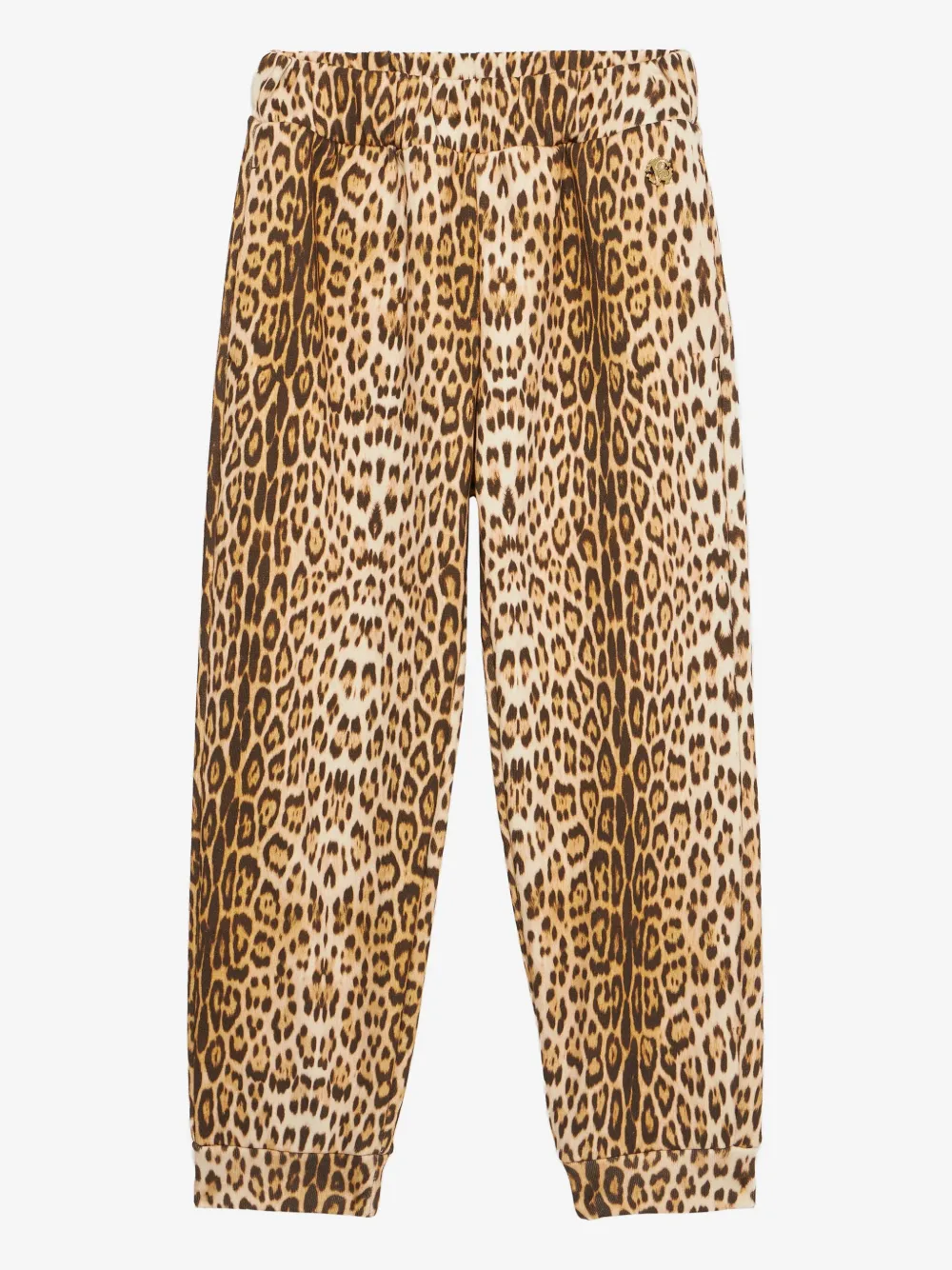 Roberto Cavalli Leopard-print Trousers In Neutrals
