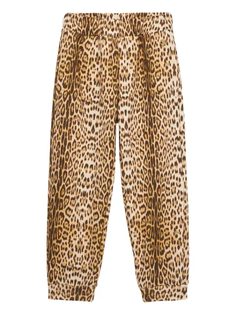 Roberto Cavalli Junior Calça com estampa de leopardo