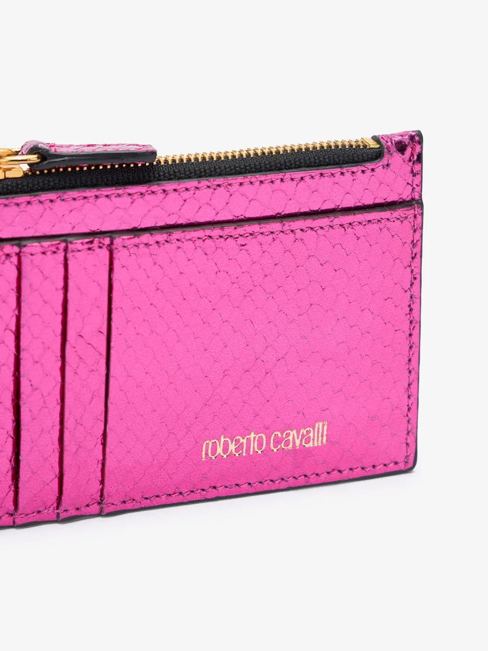 ROBERTO CAVALLI LEATHER CARDHOLDER